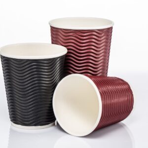 Disposable ripple wall paper cup