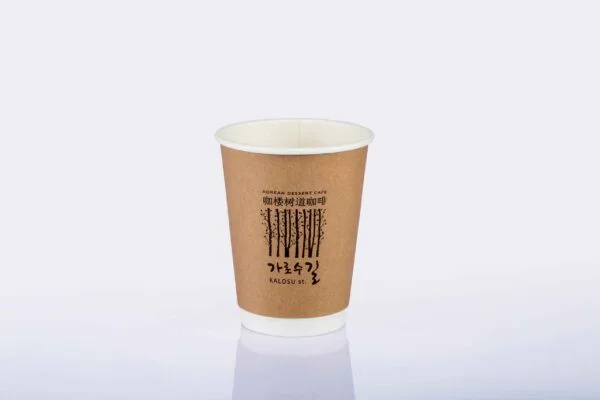 12oz disposable kraft paper cup