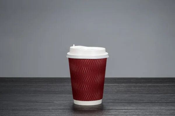 Disposable double wall paper cup