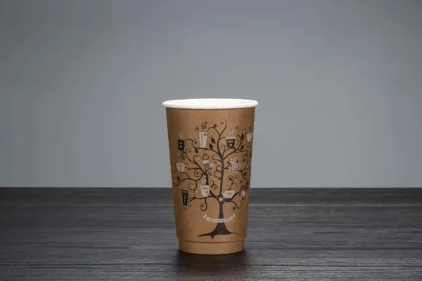 24 oz Disposable Kraft Paper Cup