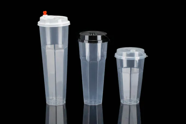 Disposable eight corners bottom PP cup