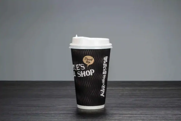 16oz Disposable ripple wall paper cup