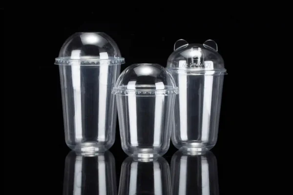 Clear Plastic PET U Shape Cup