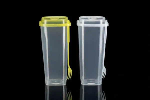 Disposable square bottom PP cup