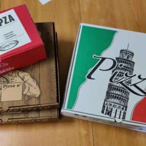 Color-printed pizza box