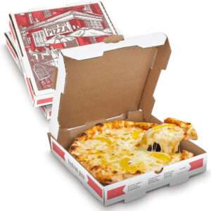 Custom wholesale white pizza boxes