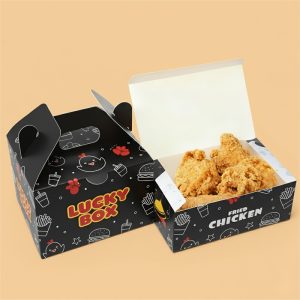Wholesale custom black fried chicken boxes