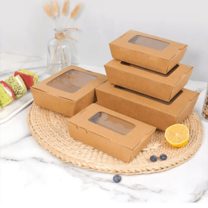 Wholesale custom food containers with windows
