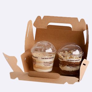 Wholesale of kraft paper dessert containers