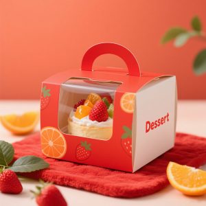 Customized dessert boxes and cake boxes