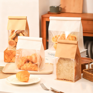Wholesale kraft paper bread bags