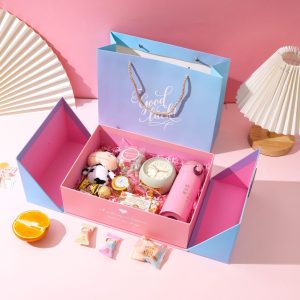 Custom gradient color gift box