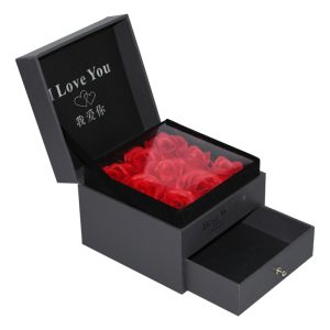 Custom gift box with window