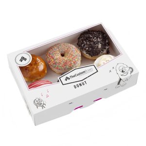 Wholesale custom donut box with window