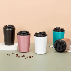 Wholesale PP double layer coffee cup