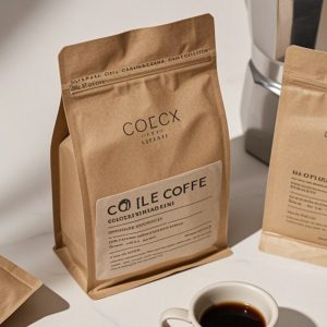 Custom-printed food-grade coffee bag packaging wholesale