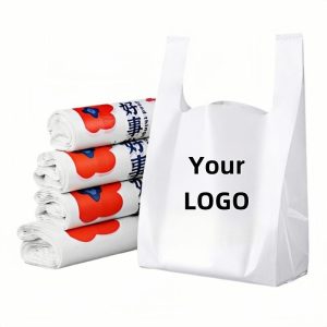 Custom plastic bags with logo