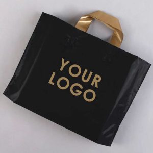 Customized plastic tote bags shopping bags takeout grocery bags