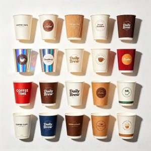 Custom Logo Printed Paper Cup Wholesale 4oz-24oz Support OEM ODM